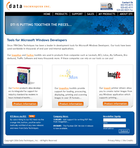 Data Techniques, Inc. Homepage