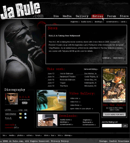 JaRule Offical Website